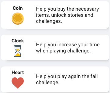 Items and badges